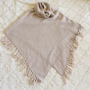 Tan Sweater Poncho from The Limited * Sz XS/S